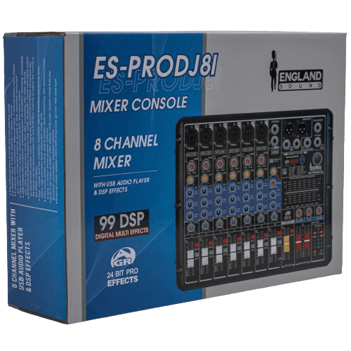 CONSOLA ANALOGA, 8 CANALES, 6 MONO/1 ESTEREO, INTERFAZ USB, BT, MP3 - Miniatura 9