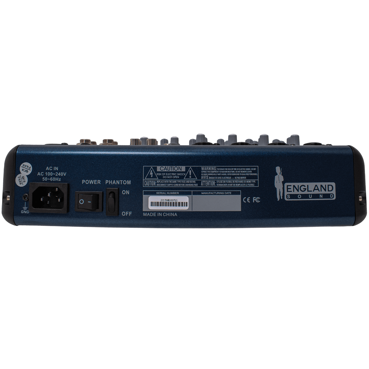 CONSOLA ANALOGA, 8 CANALES, 4 MONO/2 ESTEREO, INTERFAZ USB, BT, MP3 - Miniatura 3