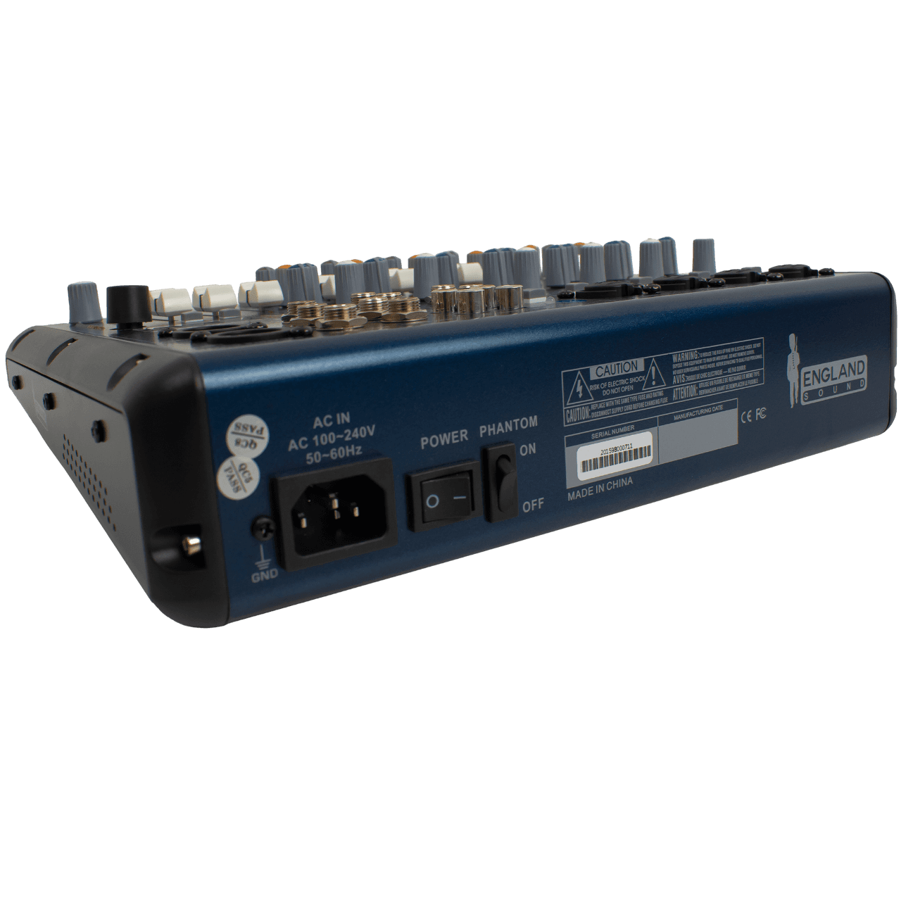 CONSOLA ANALOGA, 8 CANALES, 4 MONO/2 ESTEREO, INTERFAZ USB, BT, MP3 - Miniatura 6