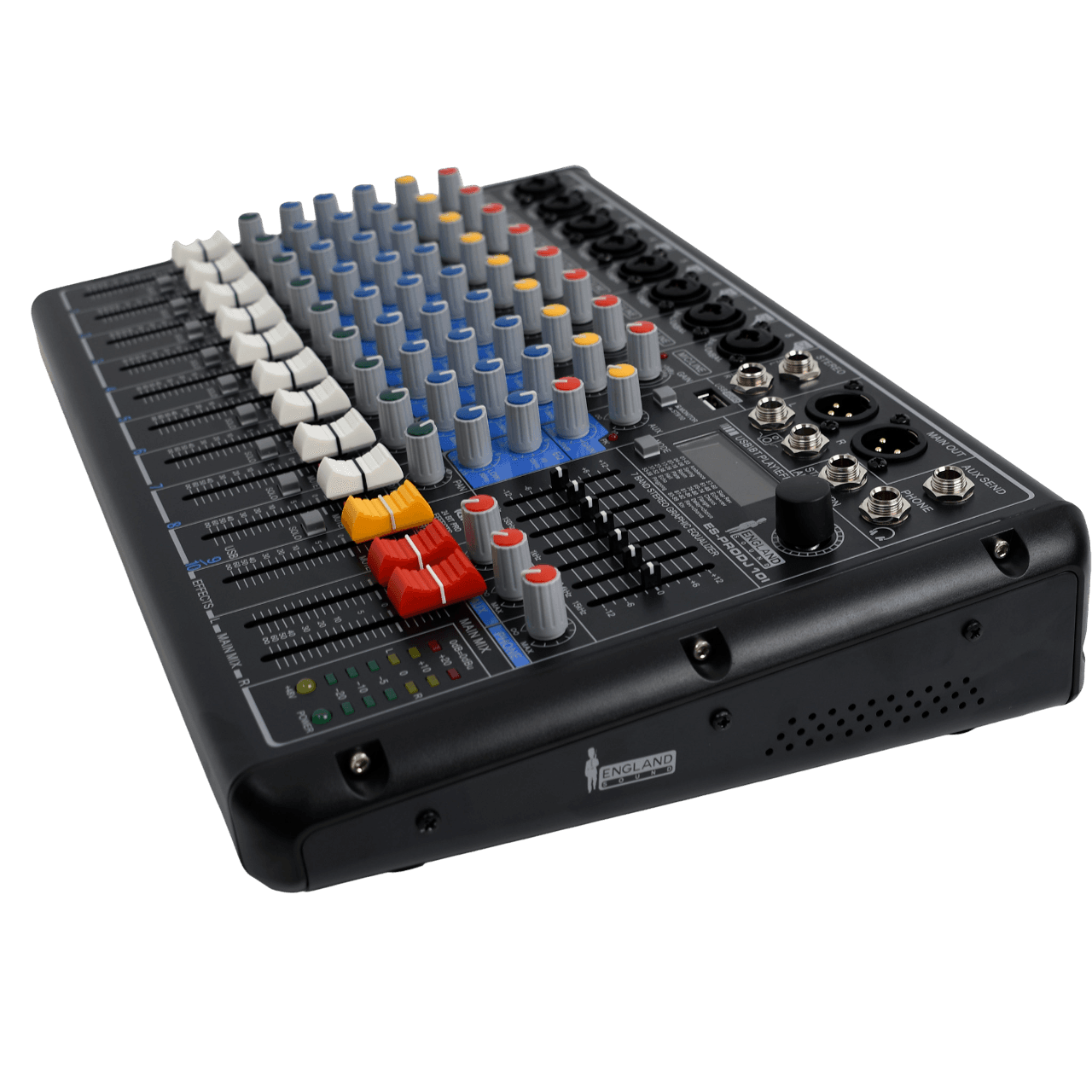 CONSOLA ANALOGA, 10 CANALES, 8 MONO/1 ESTEREO, INTERFAZ USB, BT, MP3 - Miniatura 5