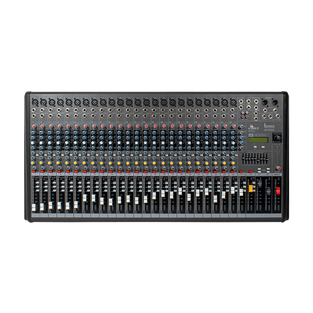 CONSOLA ANALOGA, 24 CANALES, 23 MONO/1 CANAL ESTEREO, INTERFAZ USB, BT, MP3 - Miniatura 2