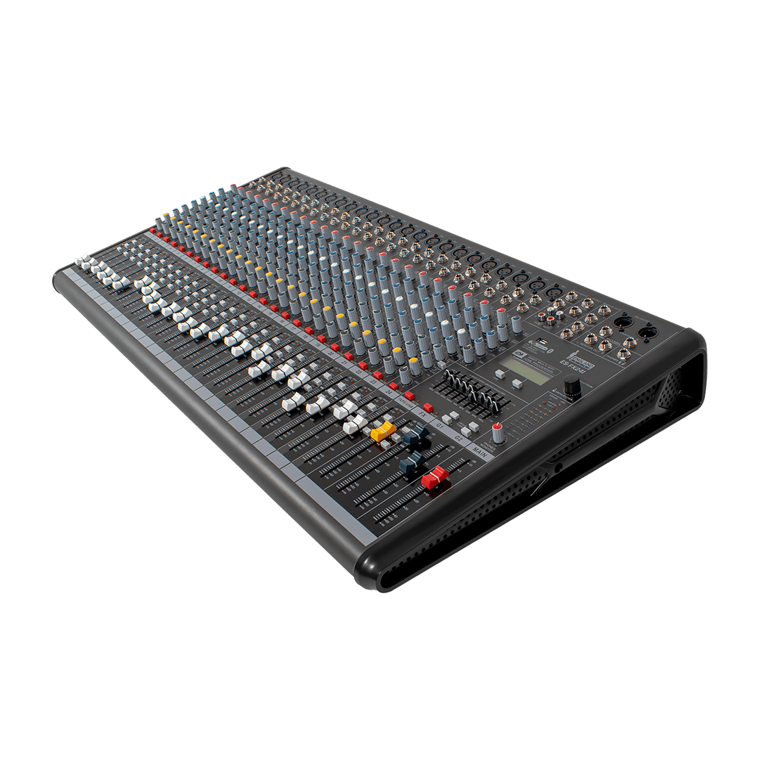 CONSOLA ANALOGA, 24 CANALES, 23 MONO/1 CANAL ESTEREO, INTERFAZ USB, BT, MP3 - Miniatura 4