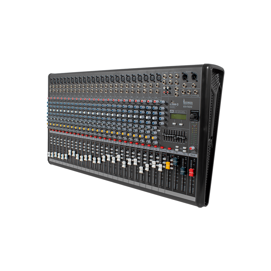 CONSOLA ANALOGA, 24 CANALES, 23 MONO/1 CANAL ESTEREO, INTERFAZ USB, BT, MP3 - Miniatura 6