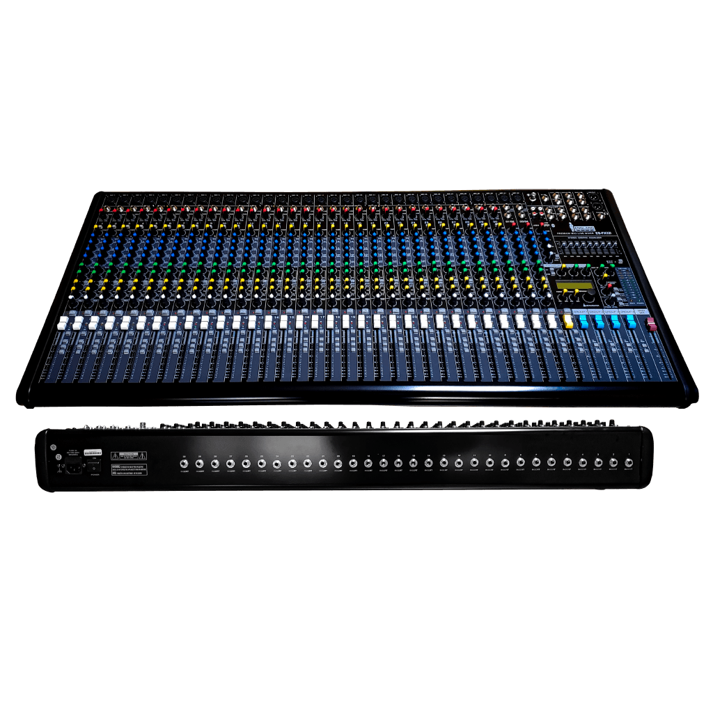 CONSOLA ANALOGA, 32 CANALES, 28 MONO/2 CANAL ESTEREO, INTERFAZ USB, BT