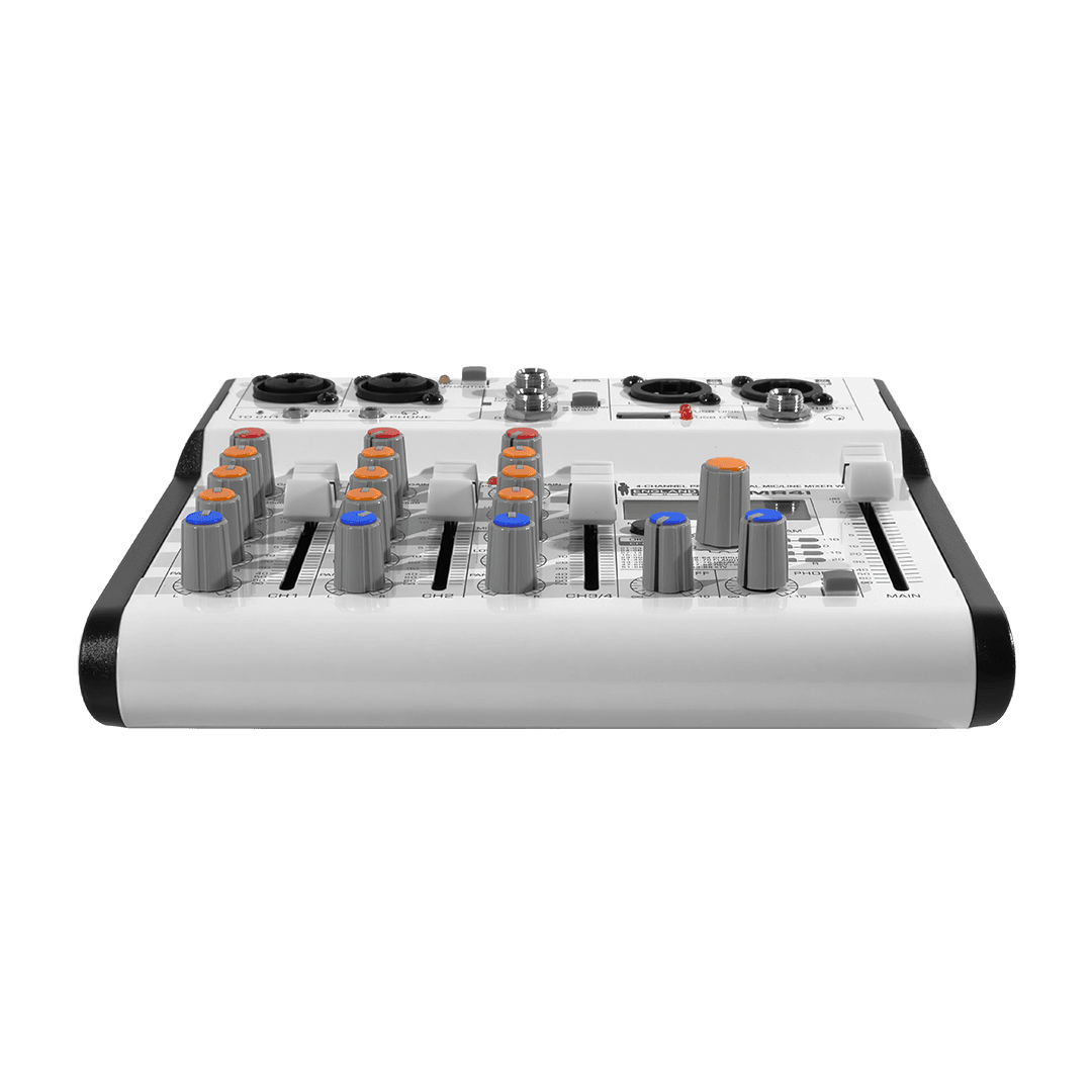 CONSOLA ANALOGA, 4 CANALES, 2 MONO/2 ESTEREO, INTERFAZ USB, BT, MP3 - Miniatura 4