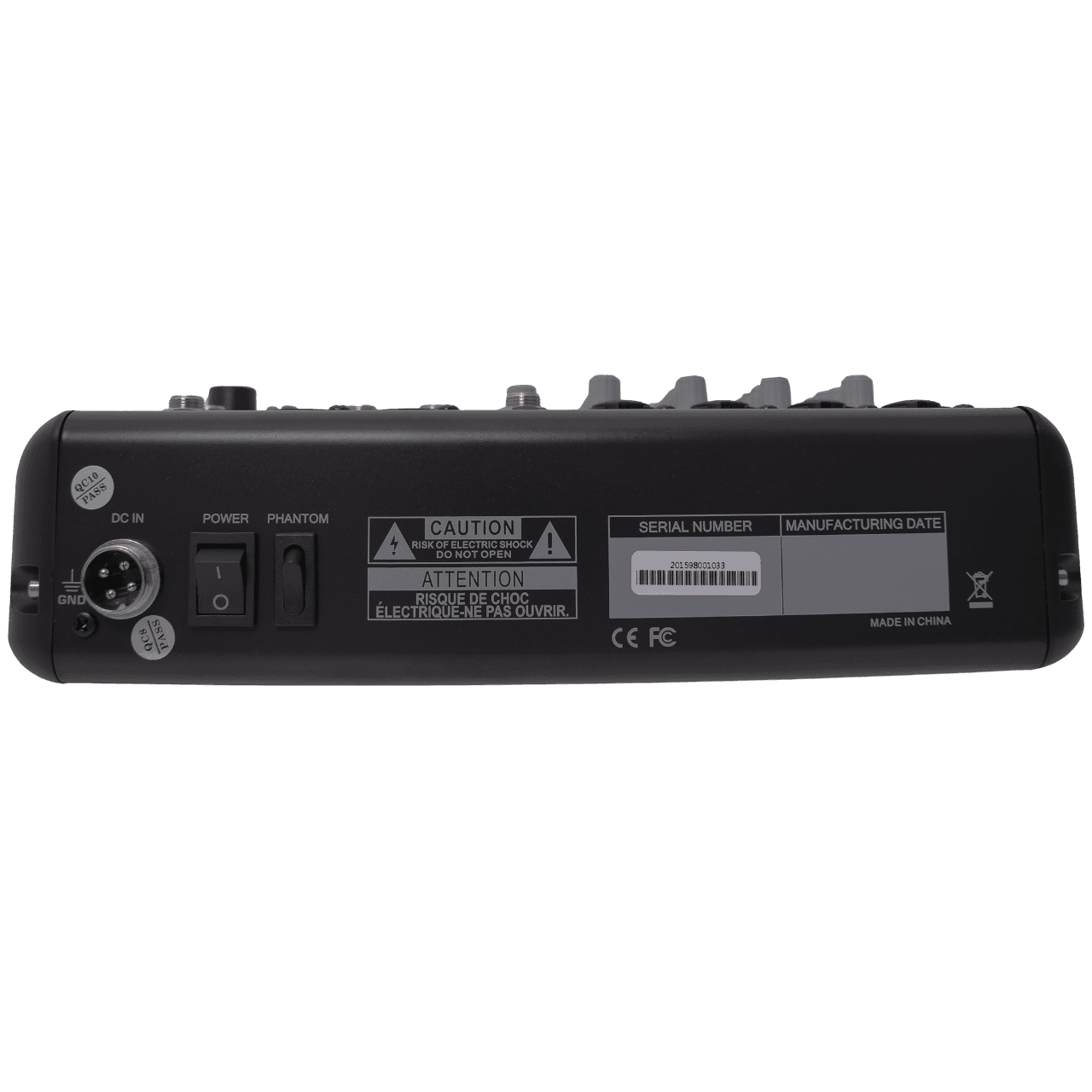 CONSOLA ANALOGA, 6 CANALES, 4 MONO/1 ESTEREO, INTERFAZ USB, BT, MP3 - Miniatura 3