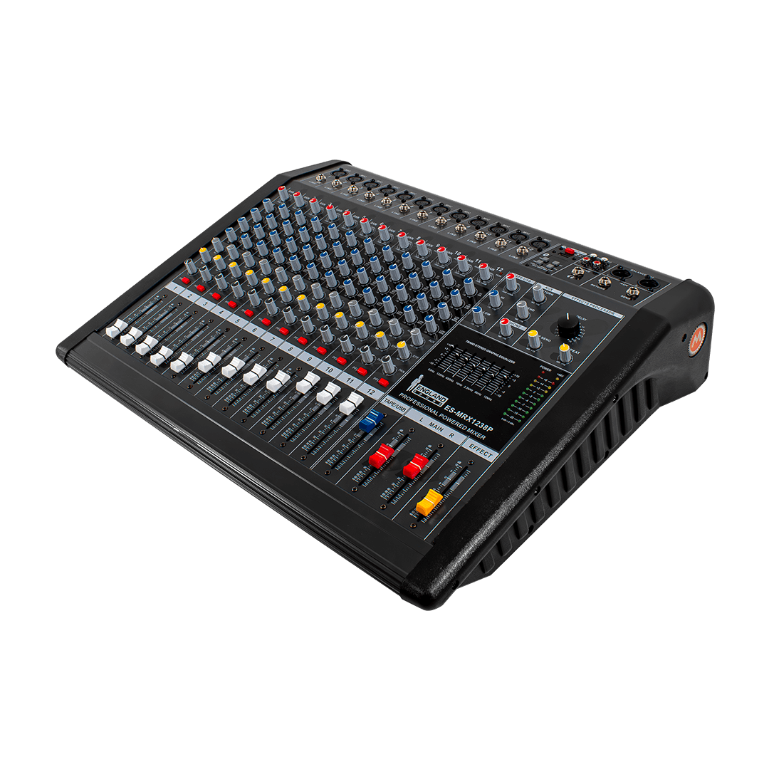 CONSOLA AMPLIFICADA, 12 CANALES, 12 MONO, 2x380W 4 OHM, USB - Miniatura 6