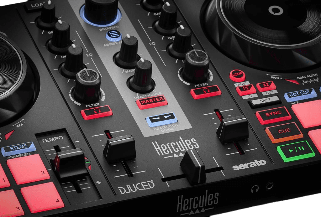 CONTROLADOR DJ, 2 CANALES, SERATO, DJUCED - Miniatura 5