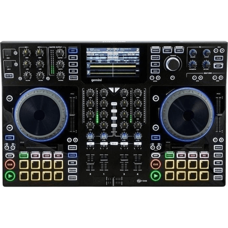CONTROLADOR DJ, 4 CANALES, PANTALLA 7 PULG., MIDI, 2 CUBIERTAS - Miniatura 2