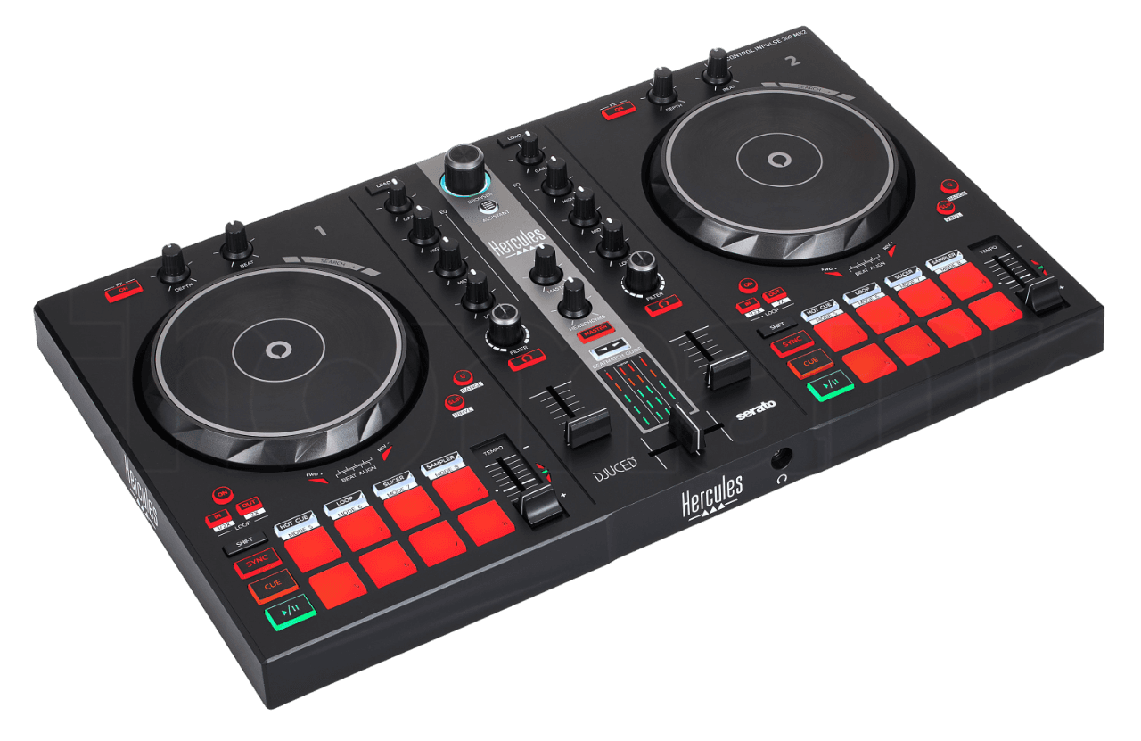 CONTROLADOR DJ, 2 CANALES, SERATO, DJUCED - Miniatura 6