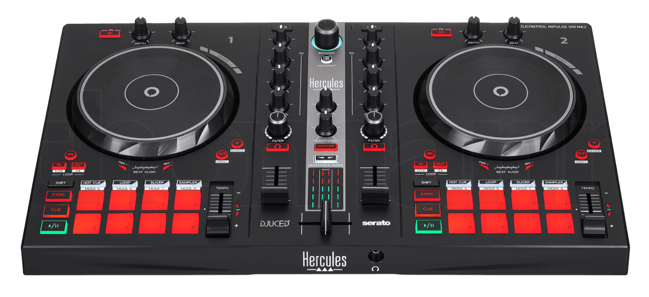 CONTROLADOR DJ, 2 CANALES, SERATO, DJUCED - Miniatura 8