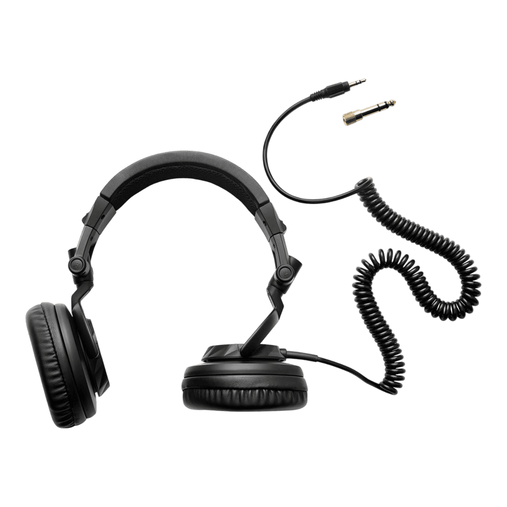 AUDIFONOS ESTEREO PROFESIONALES PARA DJ, CONECTOR 3.5MM CON ADAPTADOR 6.3MM - Miniatura 4