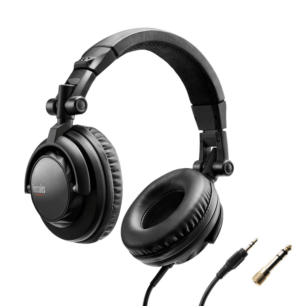 AUDIFONOS ESTEREO PROFESIONALES PARA DJ, CONECTOR 3.5MM CON ADAPTADOR 6.3MM - Miniatura 7