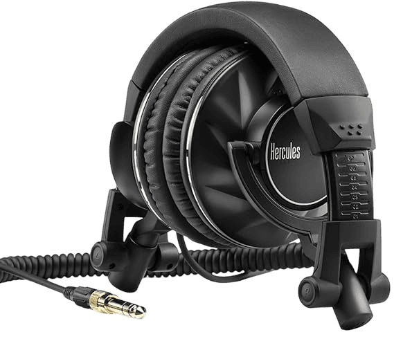 AUDIFONOS ESTEREO PROFESIONALES PARA DJ, CONECTOR 3.5MM CON ADAPTADOR 6.3MM - Miniatura 5