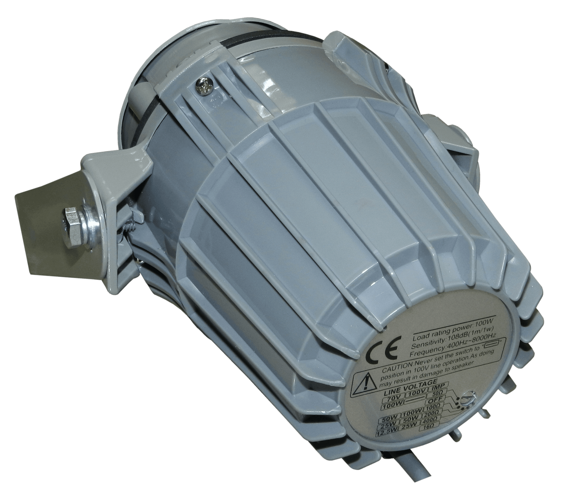 CAMPANA PARA PERIFONEO REDONDA 20 PULG. CON DRIVER INCORPORADO, 100W, 16 OHM, 70V-100V - Miniatura 3