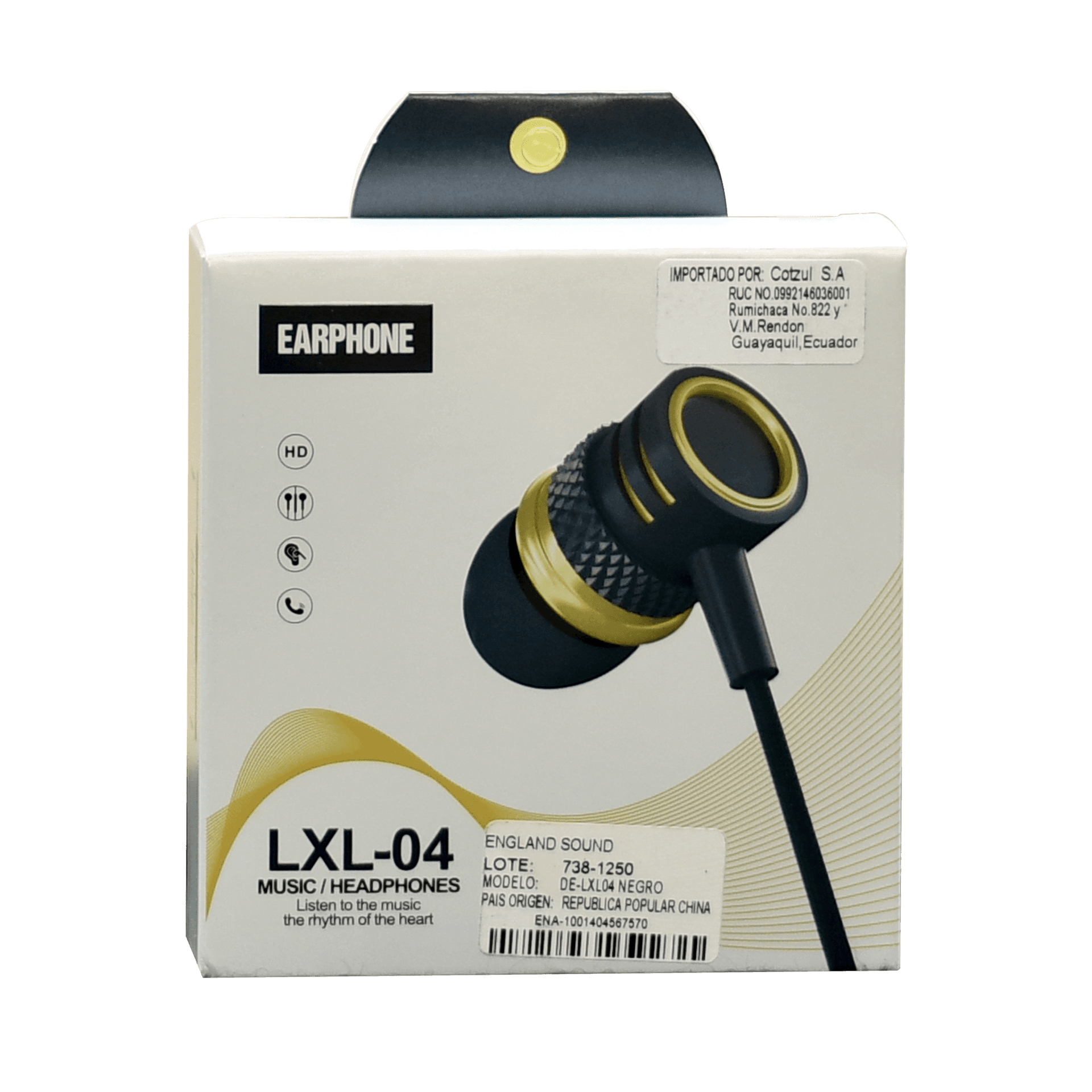 AUDIFONOS ESTEREO IN-EAR CON MICROFONO, CONTROL DE VOLUMEN, CONECTOR 3.5MM - Miniatura 3