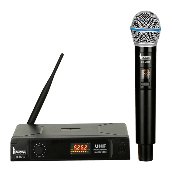 MICROFONO INALAMBRICO UHF MULTIFRECUENCIA, 1 CANAL, DE MANO, FRECUENCIA FIJA