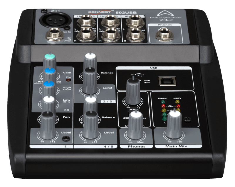 CONSOLA ANALOGA, 5 CANALES, 1 MONO/2 ESTEREO, INTERFAZ USB - Miniatura 2