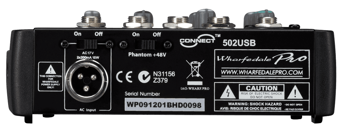 CONSOLA ANALOGA, 5 CANALES, 1 MONO/2 ESTEREO, INTERFAZ USB - Miniatura 3