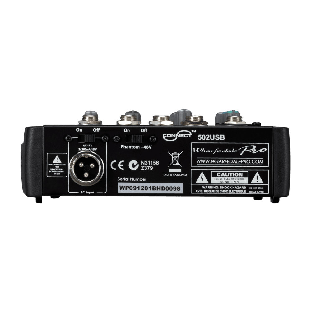 CONSOLA ANALOGA, 5 CANALES, 1 MONO/2 ESTEREO, INTERFAZ USB - Miniatura 4