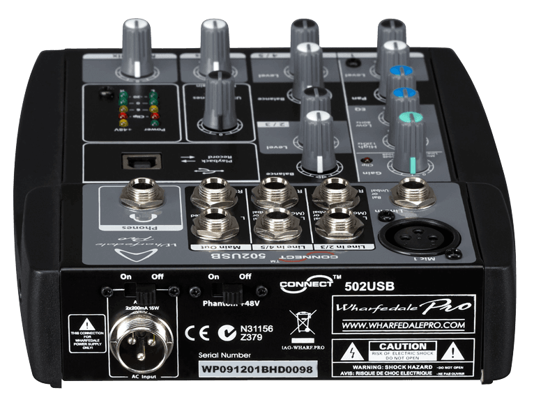 CONSOLA ANALOGA, 5 CANALES, 1 MONO/2 ESTEREO, INTERFAZ USB - Miniatura 10