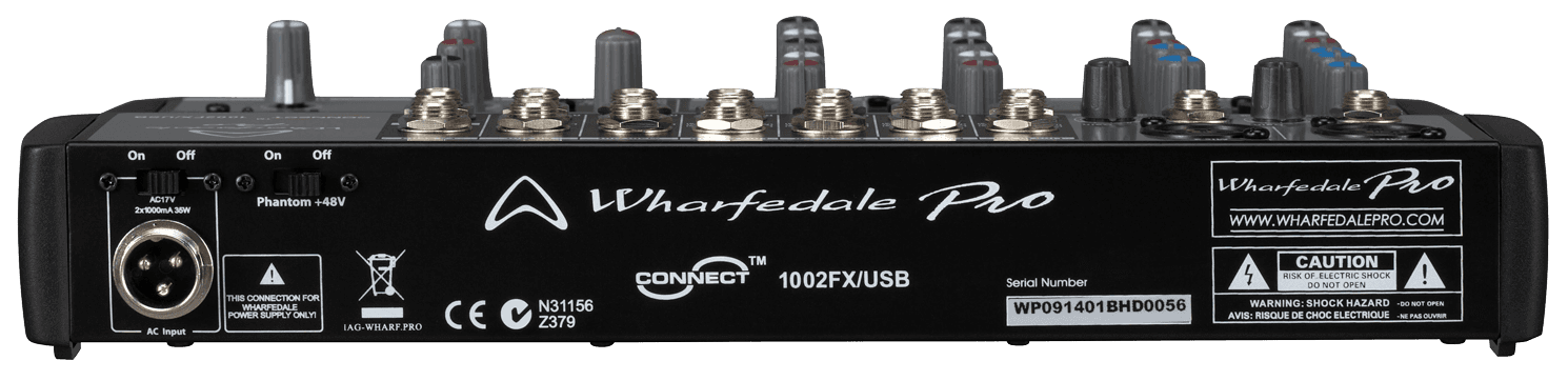 CONSOLA ANALOGA, 10 CANALES, 2 MONO/4 ESTEREO, INTERFAZ USB - Miniatura 3