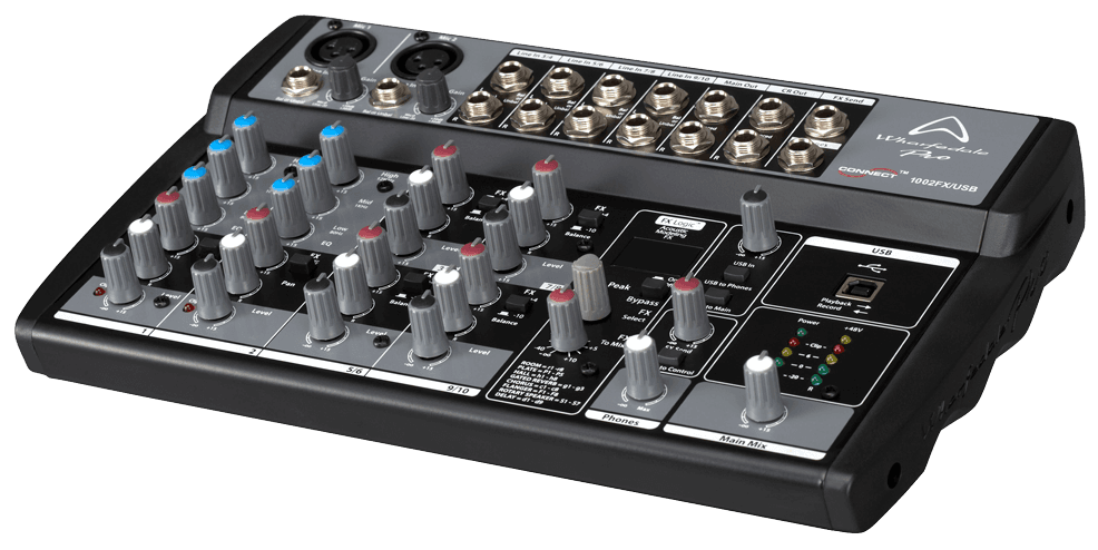 CONSOLA ANALOGA, 10 CANALES, 2 MONO/4 ESTEREO, INTERFAZ USB - Miniatura 5