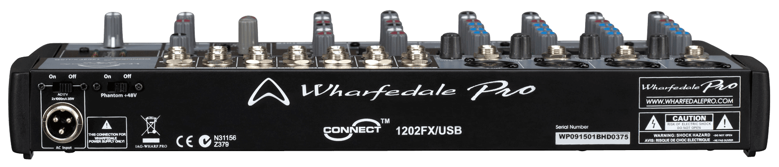 CONSOLA ANALOGA, 12 CANALES, 4 MONO/4 ESTEREO, INTERFAZ USB - Miniatura 4