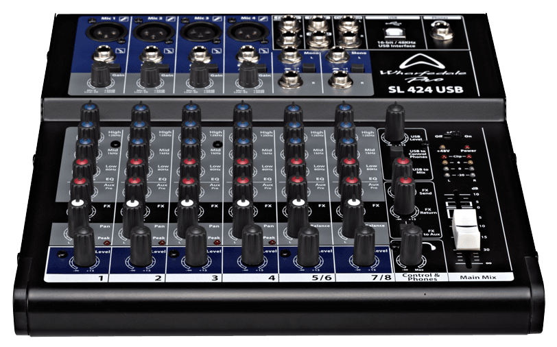 CONSOLA ANALOGA, 8 CANALES, 4 MONO/2 ESTEREO, INTERFAZ USB - Miniatura 2