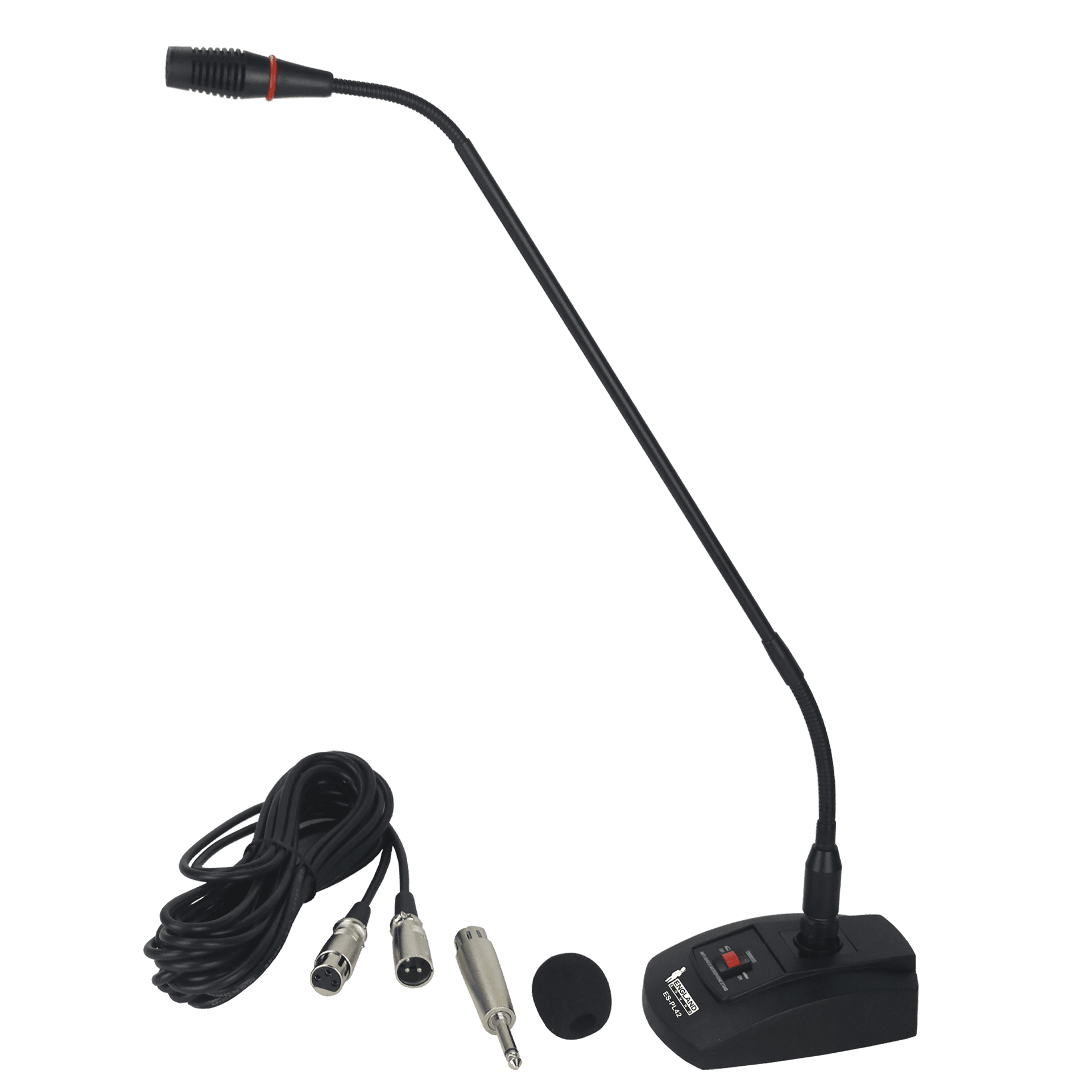 MICROFONO DE CUELLO FLEXIBLE, CON INTERRUPTOR, CONECTOR XLR, POWER PHANTOM - Miniatura 5