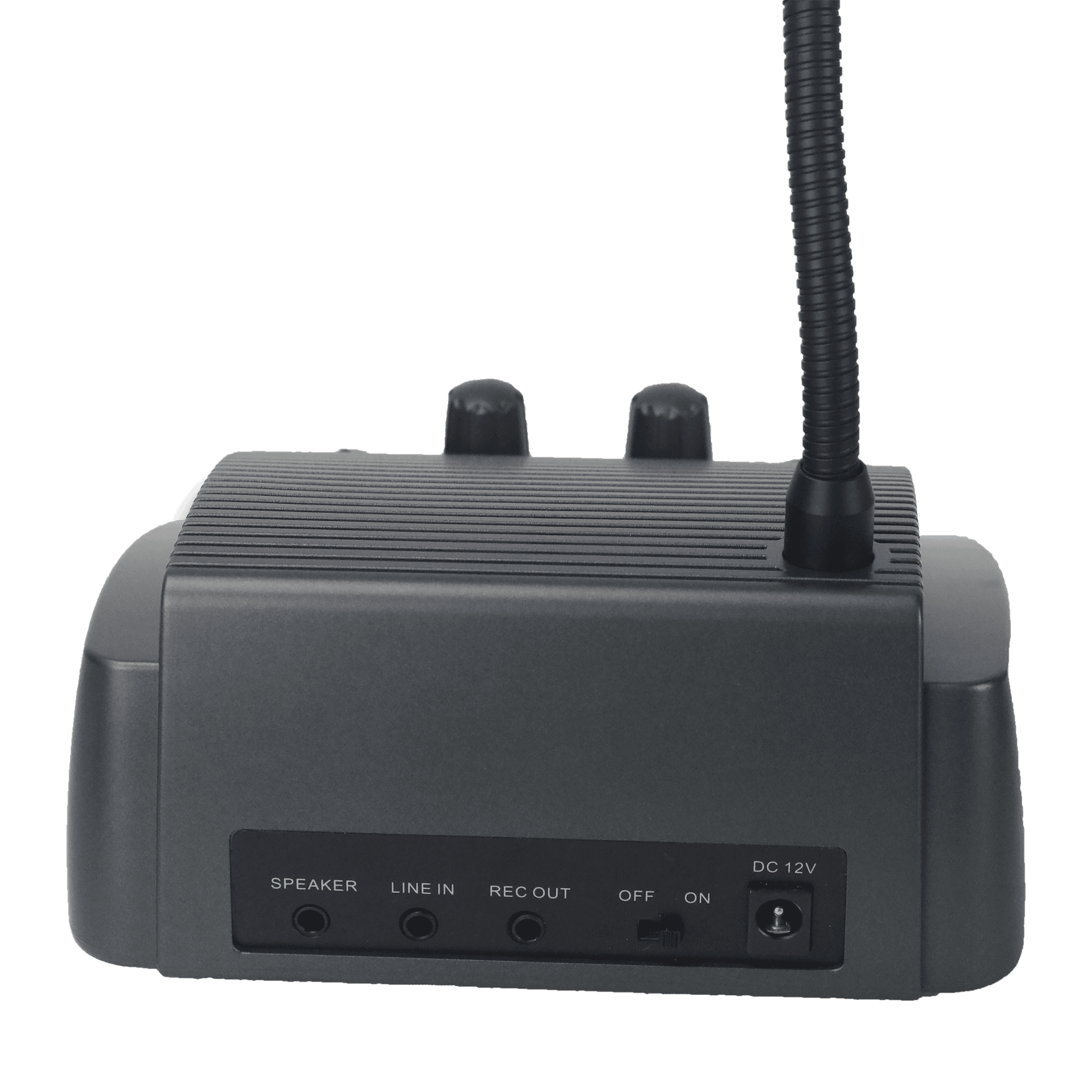 SISTEMA DE MICROFONO DE INTERCOMUNICACION DE 2 VIAS CON BASE PARA VENTANILLAS - Miniatura 3