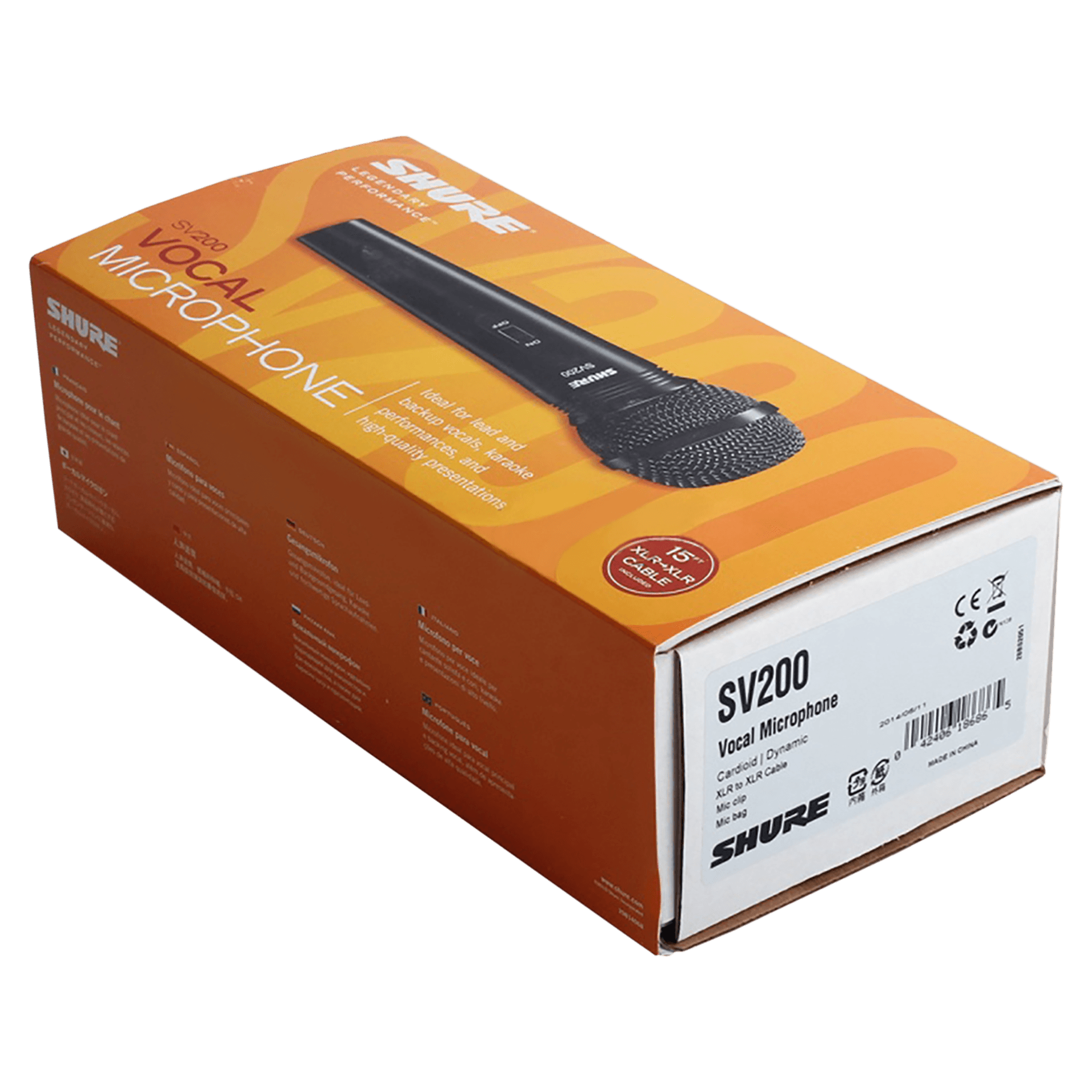 MICROFONO DE MANO PLASTICO, CON INTERRUPTOR, INCLUYE CABLE XLR A XLR - Miniatura 6