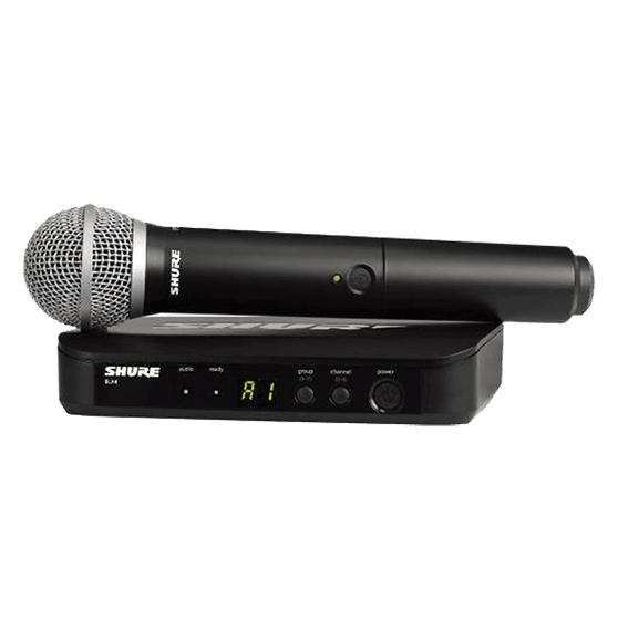 MICROFONO DE MANO METALICO, INALAMBRICO, BANDA DE FRECUENCIA H9