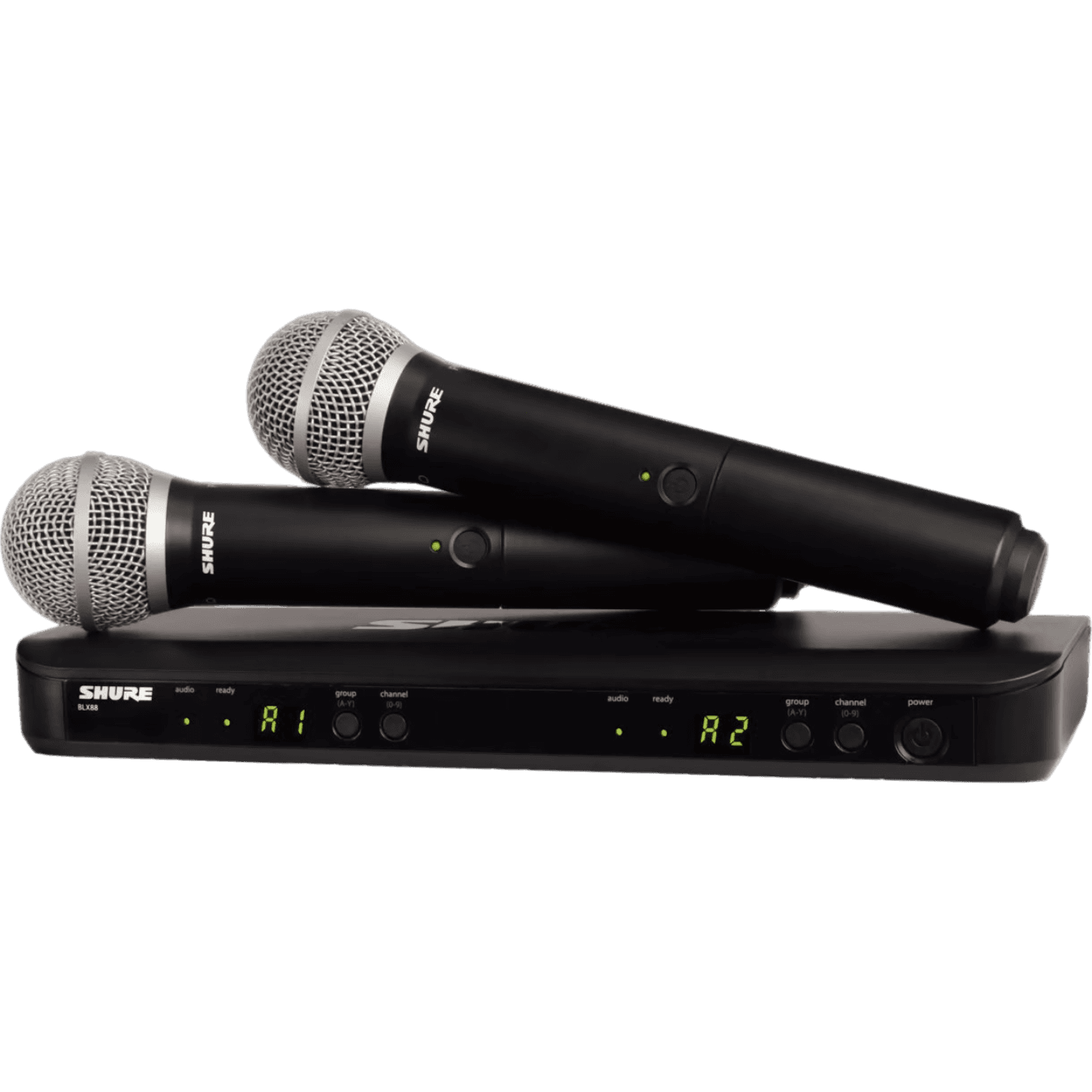 MICROFONO DE MANO METALICO, INALAMBRICO, BANDA DE FRECUENCIA H9, DOBLE CANAL - Miniatura 5