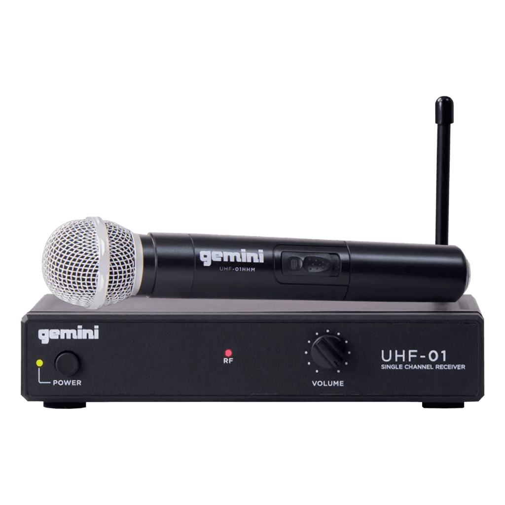 MICROFONO INALAMBRICO UHF, 1 CANAL, DE MANO, FRECUENCIA FIJA 533.70 MHZ