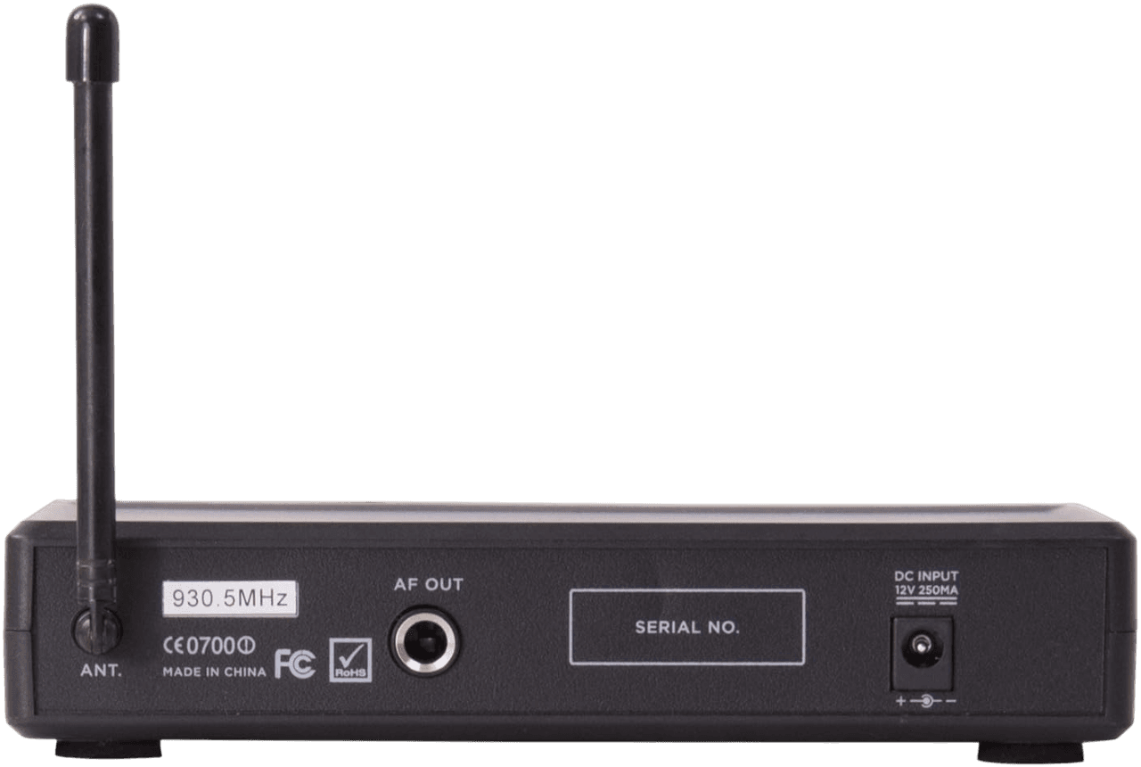 MICROFONO INALAMBRICO UHF, 1 CANAL, DE DIADEMA, FRECUENCIA FIJA 521.5HZ - Miniatura 3