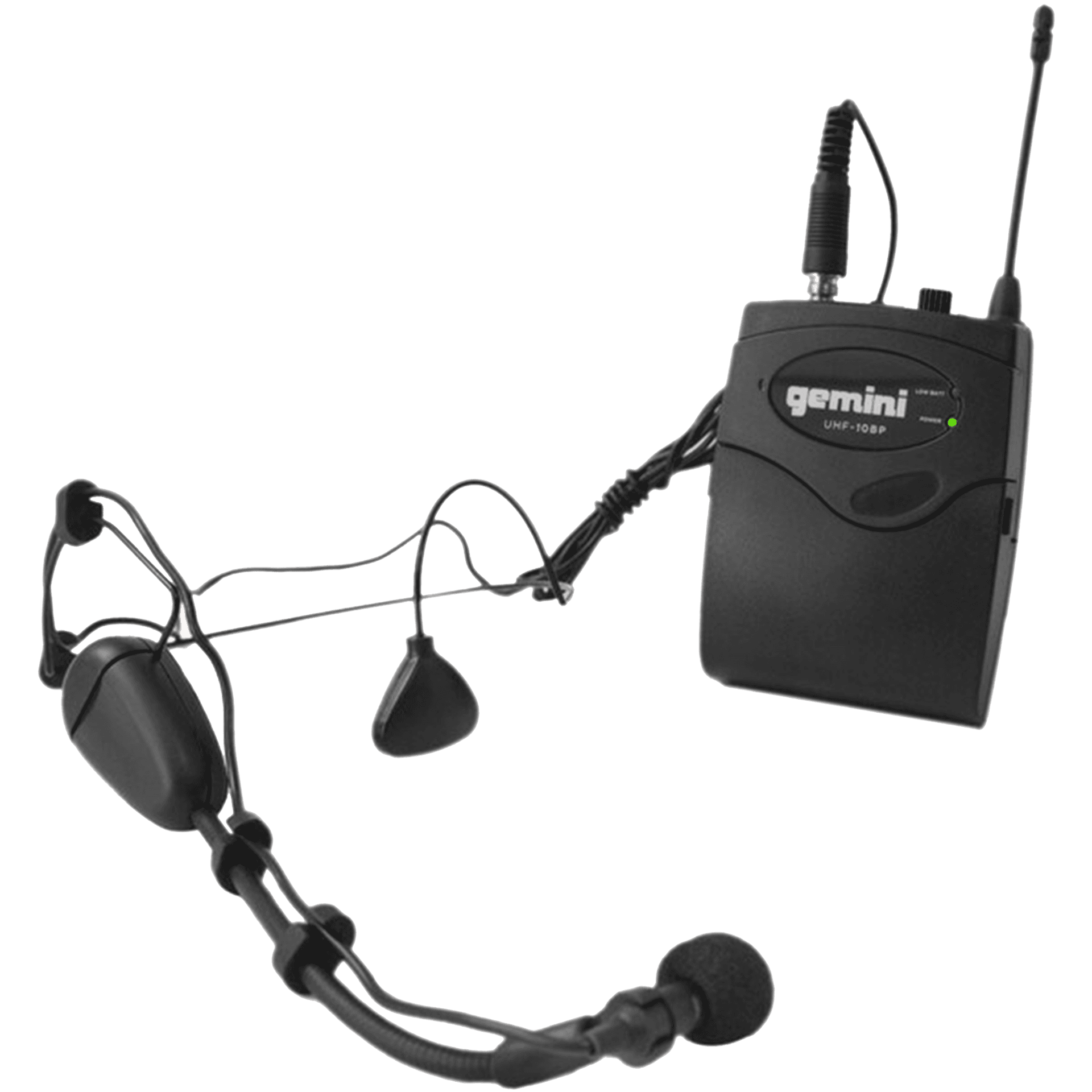 MICROFONO INALAMBRICO UHF, 1 CANAL, DIADEMA, FRECUENCIA FIJA 517.60 MHZ - Miniatura 6