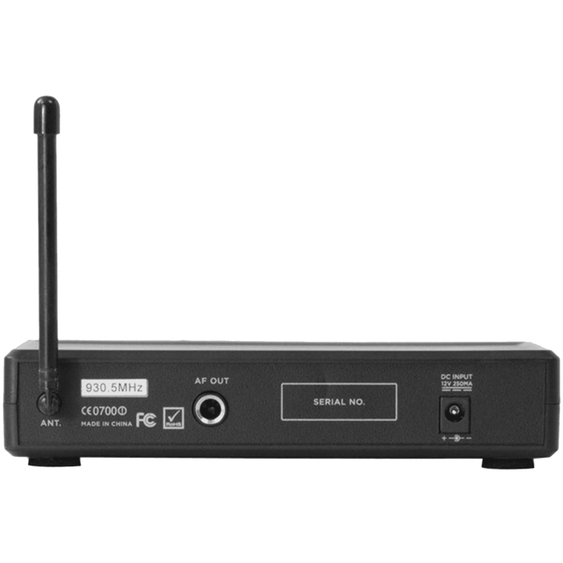 MICROFONO INALAMBRICO UHF, 1 CANAL, DIADEMA, FRECUENCIA FIJA 533.70 MHZ - Miniatura 3