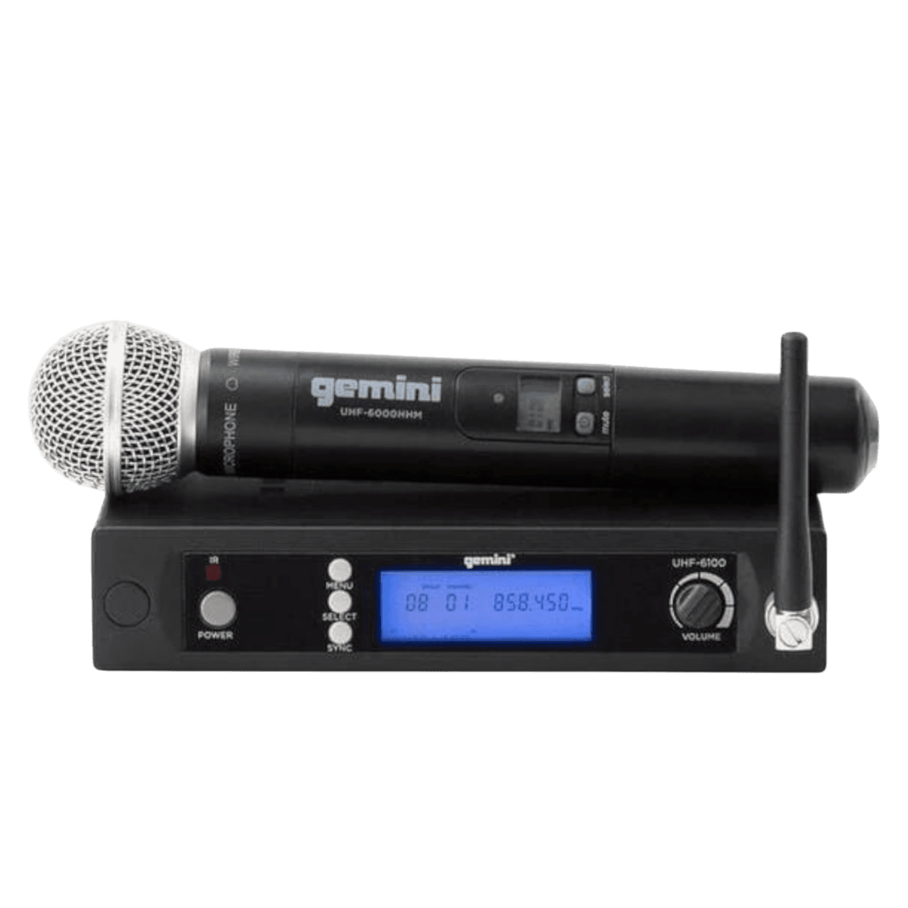 MICROFONO INALAMBRICO UHF MULTIFRECUENCIA, 1 CANAL, DE MANO, CARCASA METALICA - Miniatura 5