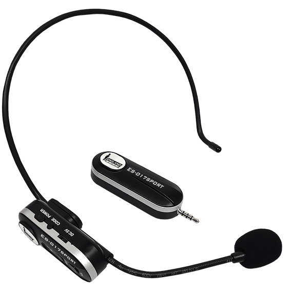 MICROFONO INALAMBRICO RECARGABLE, DE DIADEMA O CORBATERO, PARA REEMPLAZO EN SISTEMAS INALAMBRICOS