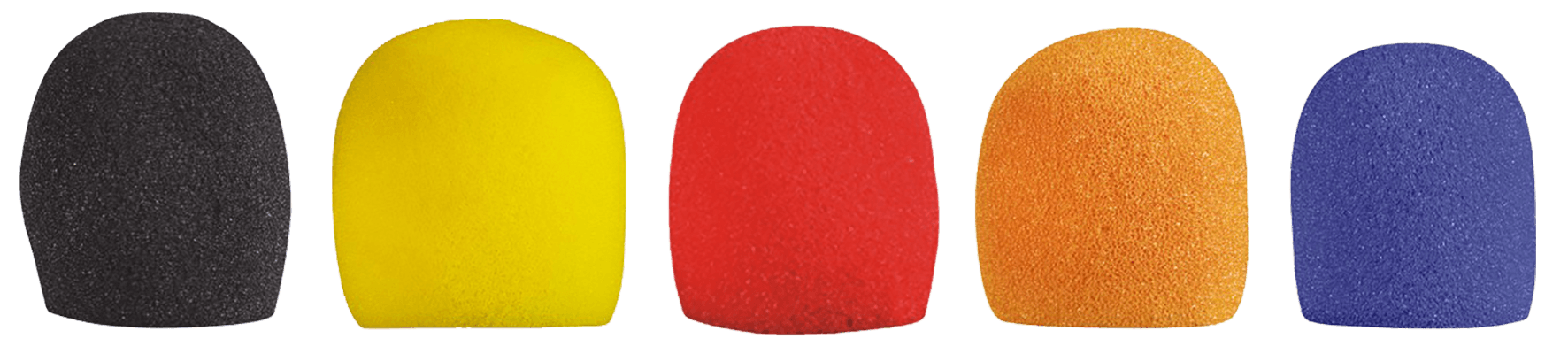 SET DE 5 ESPONJAS PARA MICROFONO DE MANO, VARIOS COLORES - Miniatura 2