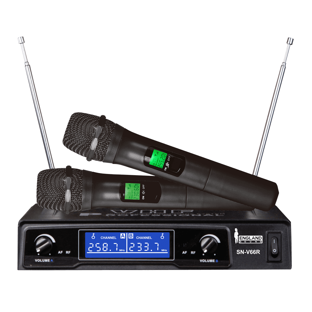 MICROFONO INALAMBRICO VHF, 2 CANALES, DE DIADEMA, FRECUENCIA FIJA