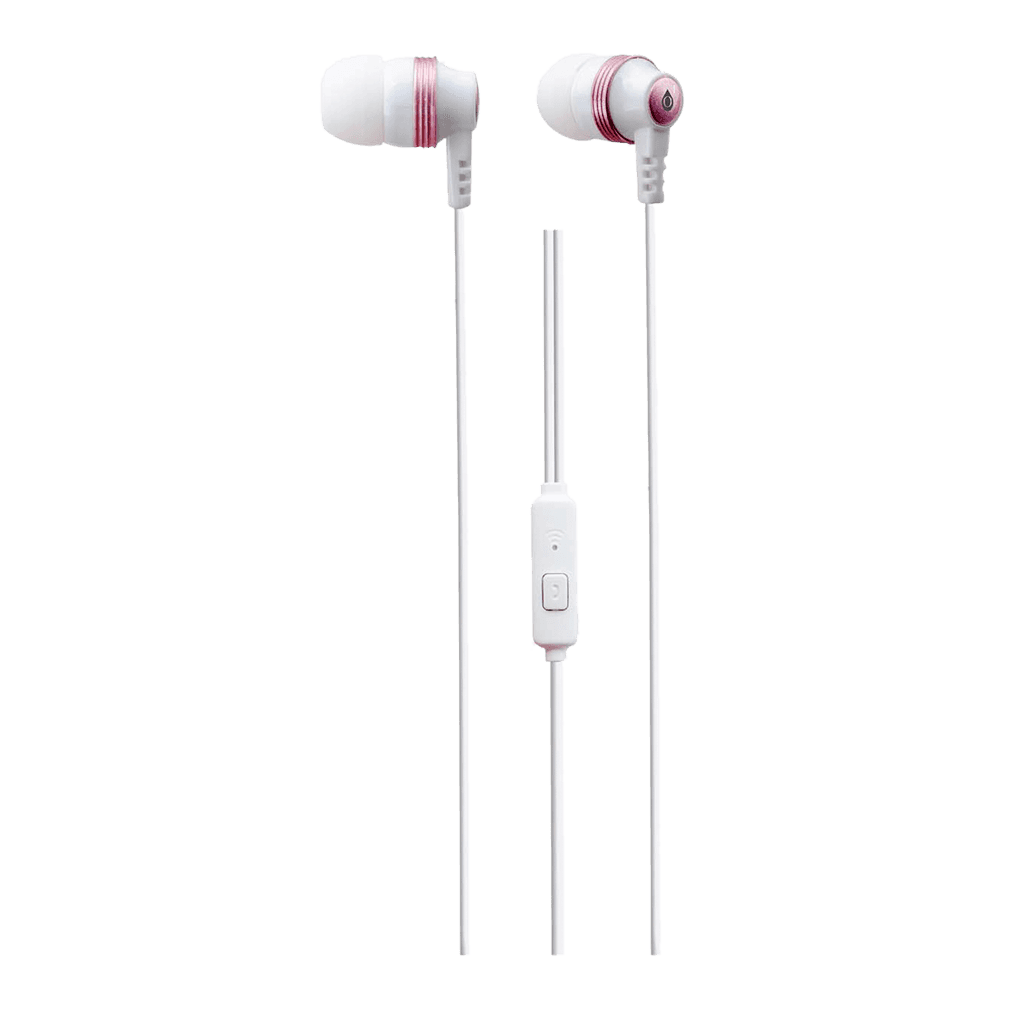 AUDIFONOS ESTEREO IN-EAR CON MICROFONO, CONECTOR 3.5MM