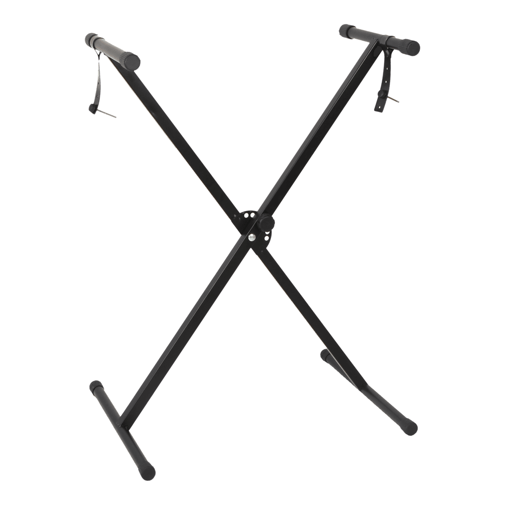 SOPORTE DE PISO PARA TECLADO SENCILLO, ALTURA 27-78CM