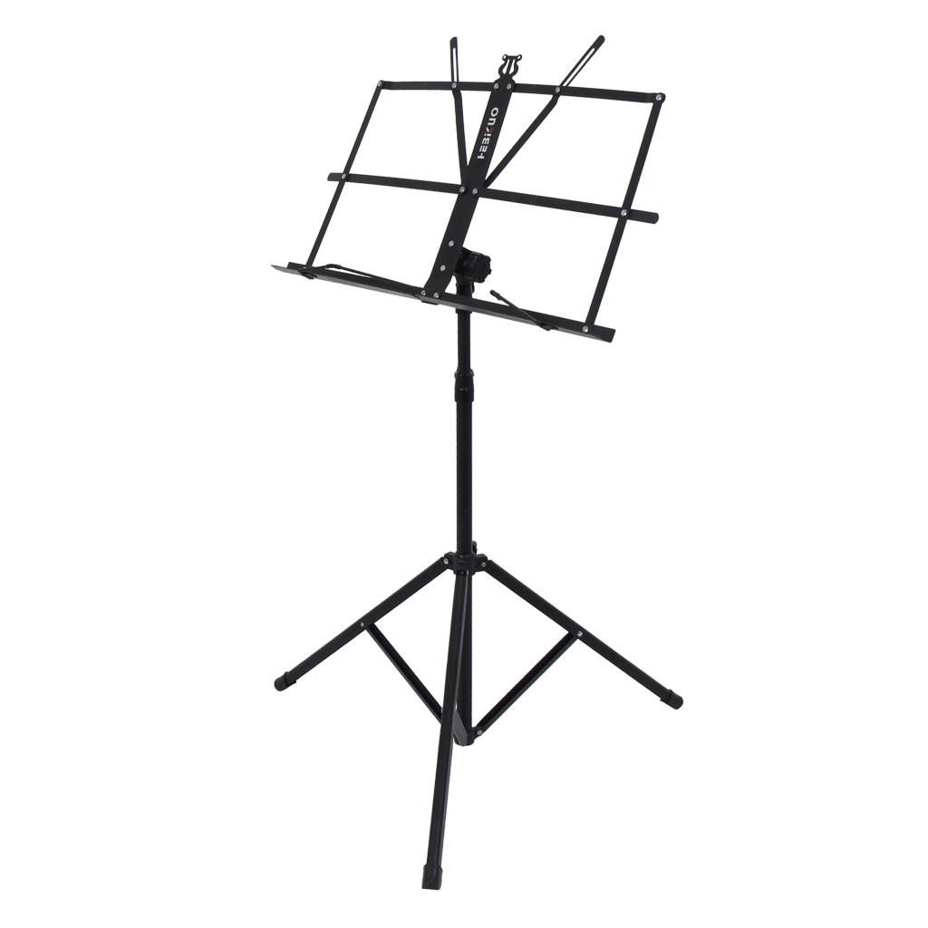 SOPORTE DE PISO BASE TRIPODE PLEGABLE PARA PARTITURA, ALTURA 65-135CM - Miniatura 2