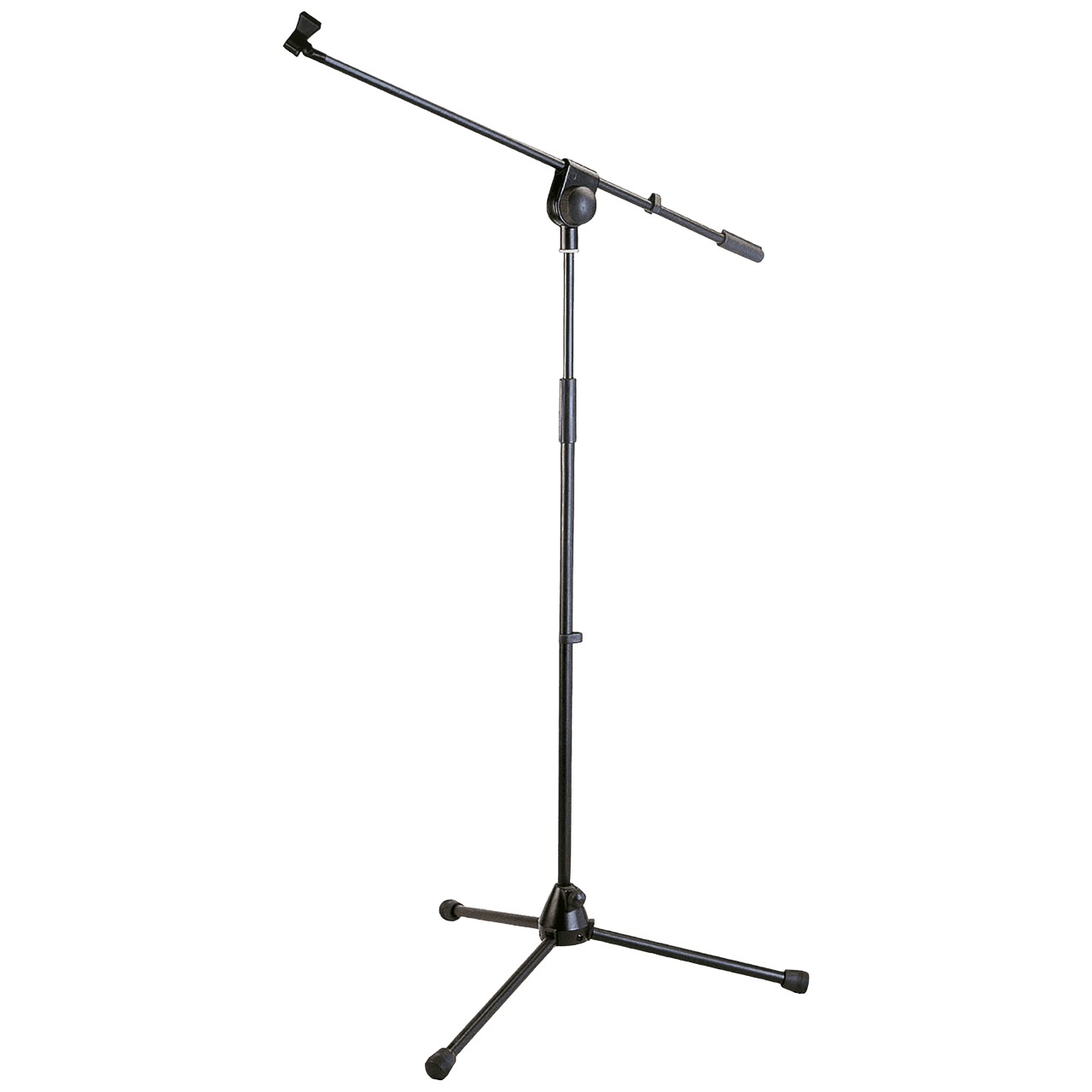 SOPORTE DE PISO BASE TRIPODE PARA MICROFONO CON BOOM Y SUJETADOR, ALTURA 100-176CM - Miniatura 2