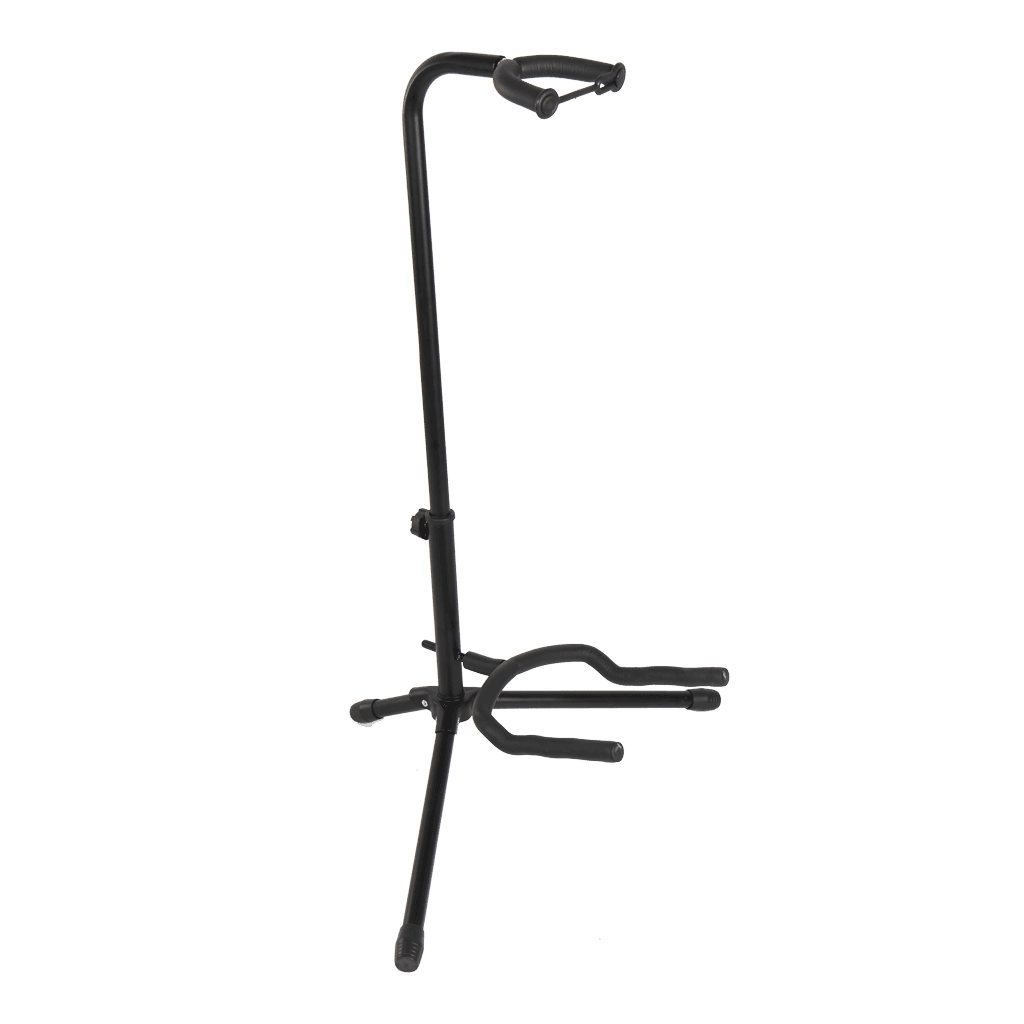 SOPORTE DE PISO BASE TRIPODE PARA GUITARRA SENCILLO, ALTURA 63-93CM