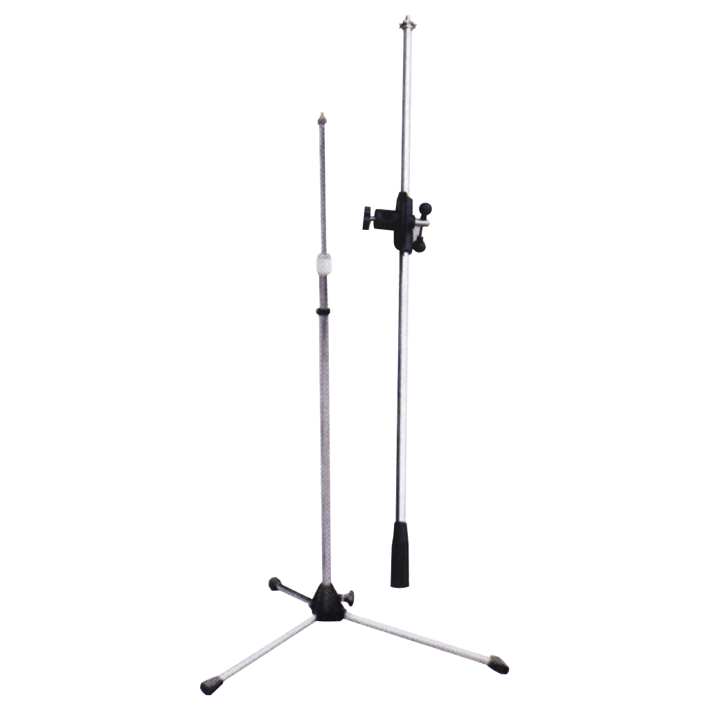 SOPORTE DE PISO BASE TRIPODE PARA MICROFONO CON BOOM, ALTURA 95-160CM