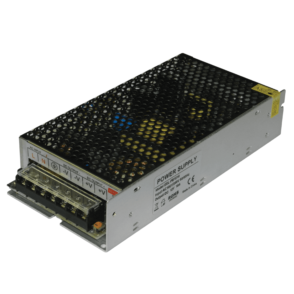 FUENTE DIGITAL DE 12V, 10A, 110-220V