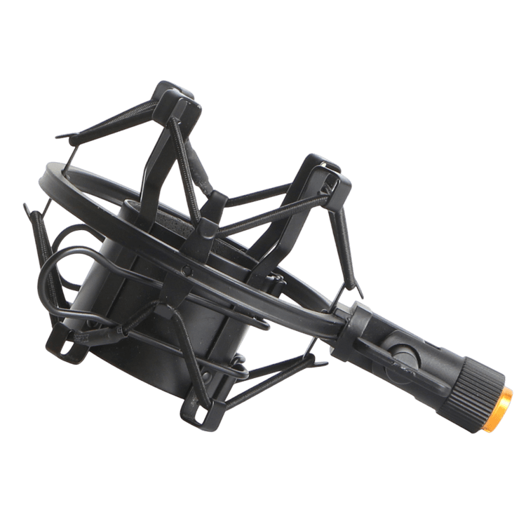 SOPORTE ARAÑA PLASTICO PARA MICROFONO NEGRO - Miniatura 4